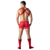 LEADER Short en mesh GI BOOTY Rouge